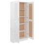 Glossy white plywood book cabinet 82.5x30.5x185.5cm by vidaXL, Bookcases and shelves - Ref: Foro24-802738, Price: 179,62 €, D...