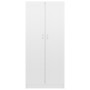 Glossy white plywood book cabinet 82.5x30.5x185.5cm by vidaXL, Bookcases and shelves - Ref: Foro24-802738, Price: 179,62 €, D...