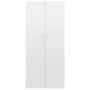 Glossy white plywood book cabinet 82.5x30.5x185.5cm by vidaXL, Bookcases and shelves - Ref: Foro24-802738, Price: 164,98 €, D...