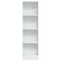 Estantería madera de ingeniería blanco brillo 40x24x143 cm de , Librerías y estanterías - Ref: Foro24-858304, Precio: 70,06 €