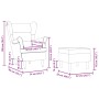 Sillón con reposapiés tela gris claro by , Armchairs - Ref: Foro24-3307989, Price: 265,56 €, Discount: %