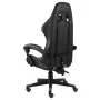 Black and gray synthetic leather gaming chair by vidaXL, Office chairs - Ref: Foro24-20522, Price: 124,56 €, Discount: %