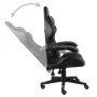 Black and gray synthetic leather gaming chair by vidaXL, Office chairs - Ref: Foro24-20522, Price: 124,56 €, Discount: %