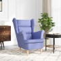 Sillón de tela azul vaquero 74x84x100 cm von , Sessel - Ref: Foro24-4016906, Preis: 195,98 €, Rabatt: %