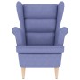Sillón de tela azul vaquero 74x84x100 cm von , Sessel - Ref: Foro24-4016906, Preis: 195,98 €, Rabatt: %