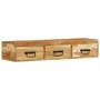 Mueble de TV de pared madera maciza de acacia 100x30x19 cm by , CD and DVD storage - Ref: Foro24-4017466, Price: 114,73 €, Di...