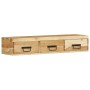 Mueble de TV de pared madera maciza de acacia 100x30x19 cm by , CD and DVD storage - Ref: Foro24-4017466, Price: 114,73 €, Di...