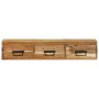 Mueble de TV de pared madera maciza de acacia 100x30x19 cm by , CD and DVD storage - Ref: Foro24-4017466, Price: 114,73 €, Di...