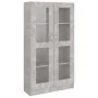 Vitrine aus grauem Sperrholz 82,5x30,5x150cm von vidaXL, Bücherregale und Regale - Ref: Foro24-802763, Preis: 133,58 €, Rabat...
