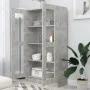 Vitrine aus grauem Sperrholz 82,5x30,5x150cm von vidaXL, Bücherregale und Regale - Ref: Foro24-802763, Preis: 133,58 €, Rabat...