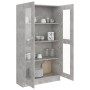 Plywood gray concrete showcase 82.5x30.5x150cm by vidaXL, Bookcases and shelves - Ref: Foro24-802763, Price: 141,12 €, Discou...