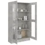 Vitrine aus grauem Sperrholz 82,5x30,5x150cm von vidaXL, Bücherregale und Regale - Ref: Foro24-802763, Preis: 133,58 €, Rabat...