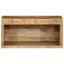 Muebles de TV de pared 2 uds madera maciza de mango rugosa by , CD and DVD storage - Ref: Foro24-4017470, Price: 92,57 €, Dis...