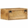Muebles de TV de pared 2 uds madera maciza de mango rugosa by , CD and DVD storage - Ref: Foro24-4017470, Price: 92,57 €, Dis...