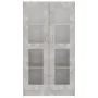 Vitrine aus grauem Sperrholz 82,5x30,5x150cm von vidaXL, Bücherregale und Regale - Ref: Foro24-802763, Preis: 133,58 €, Rabat...