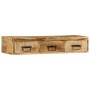 Mueble de TV de pared madera maciza mango rugosa 100x30x19 cm von , CD- und DVD-Speicher - Ref: Foro24-4017464, Preis: 124,93...