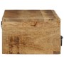 Mueble de TV de pared madera maciza mango rugosa 100x30x19 cm von , CD- und DVD-Speicher - Ref: Foro24-4017464, Preis: 124,93...