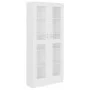 Sperrholz-Vitrine weiß 82,5x30,5x185,5 cm von vidaXL, Bücherregale und Regale - Ref: Foro24-802768, Preis: 166,07 €, Rabatt: %