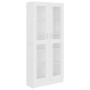 Sperrholz-Vitrine weiß 82,5x30,5x185,5 cm von vidaXL, Bücherregale und Regale - Ref: Foro24-802768, Preis: 184,40 €, Rabatt: %