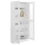 Sperrholz-Vitrine weiß 82,5x30,5x185,5 cm von vidaXL, Bücherregale und Regale - Ref: Foro24-802768, Preis: 166,07 €, Rabatt: %