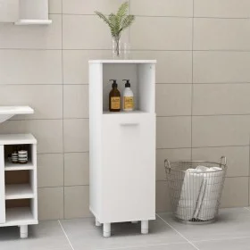 Badezimmerschrank aus weißem Sperrholz, 30 x 30 x 95 cm von vidaXL, Badezimmermöbel - Ref: Foro24-802615, Preis: 47,00 €, Rab...