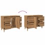 Mueble de lavabo madera ingeniería roble artisan 80x33x60 cm by , bathroom vanities - Ref: Foro24-857127, Price: 95,32 €, Dis...