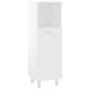 Armario de baño madera contrachapada blanco 30x30x95 cm de vidaXL, Muebles de baño - Ref: Foro24-802615, Precio: 46,95 €, Des...