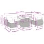 Set de sofás de jardín 9 pzas y cojines ratán sintético marrón von , Gartensets - Ref: Foro24-3326694, Preis: 616,51 €, Rabat...