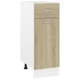 Engineered oak wood lower cabinet 30x46x81.5 cm by vidaXL, Kitchen cabinets - Ref: Foro24-801207, Price: 69,94 €, Discount: %