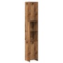 Armario de baño madera de ingeniería envejecida 30x30x183,5 cm von , Badezimmermöbel - Ref: Foro24-856064, Preis: 96,38 €, Ra...