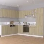 Armario inferior madera ingeniería roble 30x46x81,5 cm de vidaXL, Armarios de cocina - Ref: Foro24-801207, Precio: 69,80 €, D...