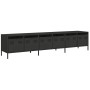 Mueble para TV acero laminado en frío negro 202x39x43,5 cm von , TV-Möbel - Ref: Foro24-3307149, Preis: 202,28 €, Rabatt: %