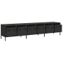 Mueble para TV acero laminado en frío negro 202x39x43,5 cm von , TV-Möbel - Ref: Foro24-3307149, Preis: 202,28 €, Rabatt: %