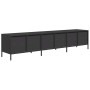 Mueble para TV acero laminado en frío negro 202x39x43,5 cm von , TV-Möbel - Ref: Foro24-3307149, Preis: 202,28 €, Rabatt: %