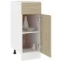 Armario inferior madera ingeniería roble 30x46x81,5 cm de vidaXL, Armarios de cocina - Ref: Foro24-801207, Precio: 69,80 €, D...