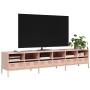 Mueble para TV acero laminado en frío rosa 202x39x43,5 cm by , TV Furniture - Ref: Foro24-3307156, Price: 216,86 €, Discount: %
