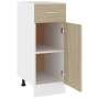 Armario inferior madera ingeniería roble 30x46x81,5 cm de vidaXL, Armarios de cocina - Ref: Foro24-801207, Precio: 75,69 €, D...