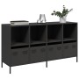 Aparador de acero laminado en frío negro 135x39x73,5 cm von , Sideboards - Ref: Foro24-3307161, Preis: 182,56 €, Rabatt: %