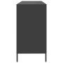Aparador de acero laminado en frío negro 135x39x73,5 cm von , Sideboards - Ref: Foro24-3307161, Preis: 182,56 €, Rabatt: %