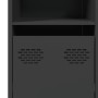 Aparador de acero laminado en frío negro 135x39x73,5 cm von , Sideboards - Ref: Foro24-3307161, Preis: 182,56 €, Rabatt: %