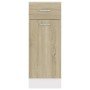 Armario inferior madera ingeniería roble 30x46x81,5 cm de vidaXL, Armarios de cocina - Ref: Foro24-801207, Precio: 75,69 €, D...