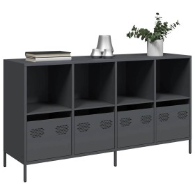 Aparador de acero laminado en frío antracita 135x39x73,5 cm von , Sideboards - Ref: Foro24-3307163, Preis: 191,20 €, Rabatt: %