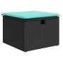 Set sofás jardín y cojines 2 pzas ratán sintético acacia negro von , Gartensets - Ref: Foro24-3328670, Preis: 128,73 €, Rabat...