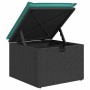 Set sofás jardín y cojines 2 pzas ratán sintético acacia negro von , Gartensets - Ref: Foro24-3328670, Preis: 128,73 €, Rabat...