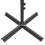 Sombrilla doble de jardín palo de acero terracota 250x250 cm de , Sombrillas - Ref: Foro24-47325, Precio: 133,97 €