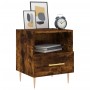 Mesita noche 2 uds madera ingeniería roble ahumado 40x35x47,5cm by , Nightstands - Ref: Foro24-827415, Price: 71,41 €, Discou...