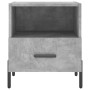 Mesita de noche madera ingeniería gris hormigón 40x35x47,5 cm by , Nightstands - Ref: Foro24-827460, Price: 47,13 €, Discount: %