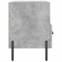 Mesita de noche madera ingeniería gris hormigón 40x35x47,5 cm by , Nightstands - Ref: Foro24-827460, Price: 47,13 €, Discount: %
