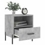 Mesita de noche madera ingeniería gris hormigón 40x35x47,5 cm by , Nightstands - Ref: Foro24-827460, Price: 47,13 €, Discount: %