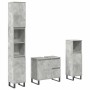 Set muebles de baño 2 piezas madera contrachapada gris hormigón von , Badezimmermöbel - Ref: Foro24-3324957, Preis: 193,48 €,...